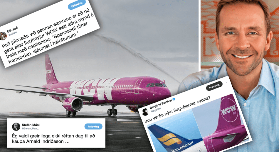 Twitter bregst við kaupum Icelandair á WOW: „Valdi greinilega ekki réttan dag til að kaupa Arnald Indriðason“