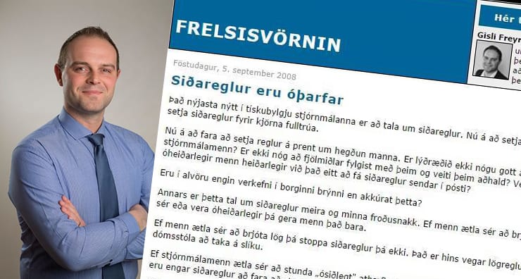Ákærðum aðstoðarmanni fannst siðareglur óþarfar