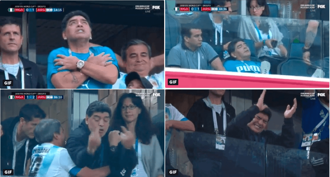 Maradona sofnaði