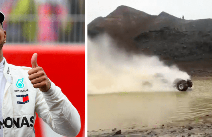 Lewis Hamilton á Íslandi: „Ótrúlega fallegur staður