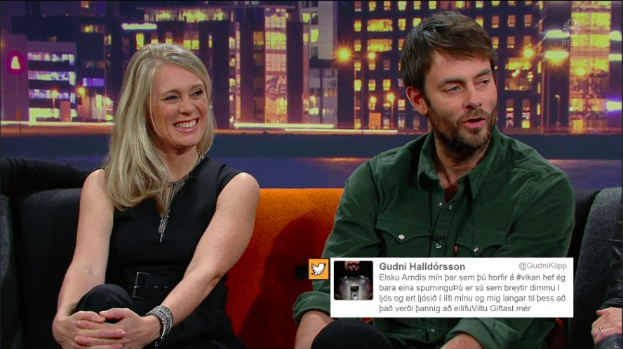 Guðni blekkti þjóðina með bónorði í beinni útsendingu: „Var alveg að krumpast inn í mér að einhver væri að trúa þessu“
