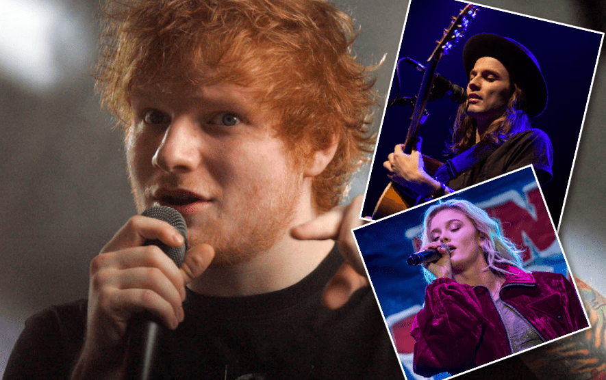 Zara Larsson og James Bay koma til Íslands með Ed Sheeran
