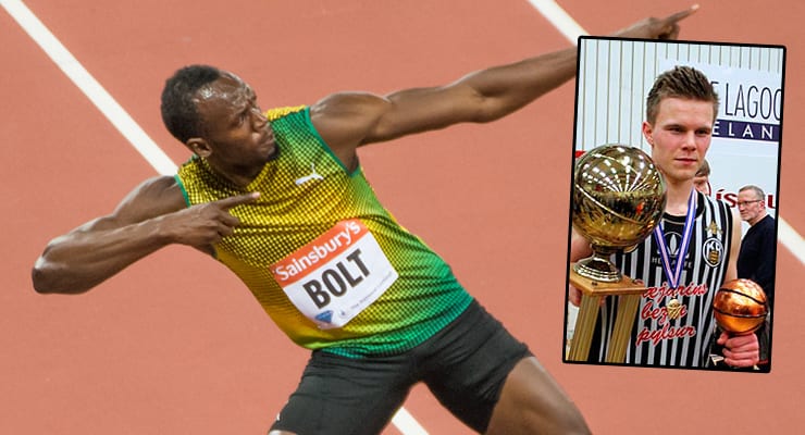 Óvissa um knattspyrnuferil Usain Bolts - skoraði mark í Áströlsku A-Deildinni