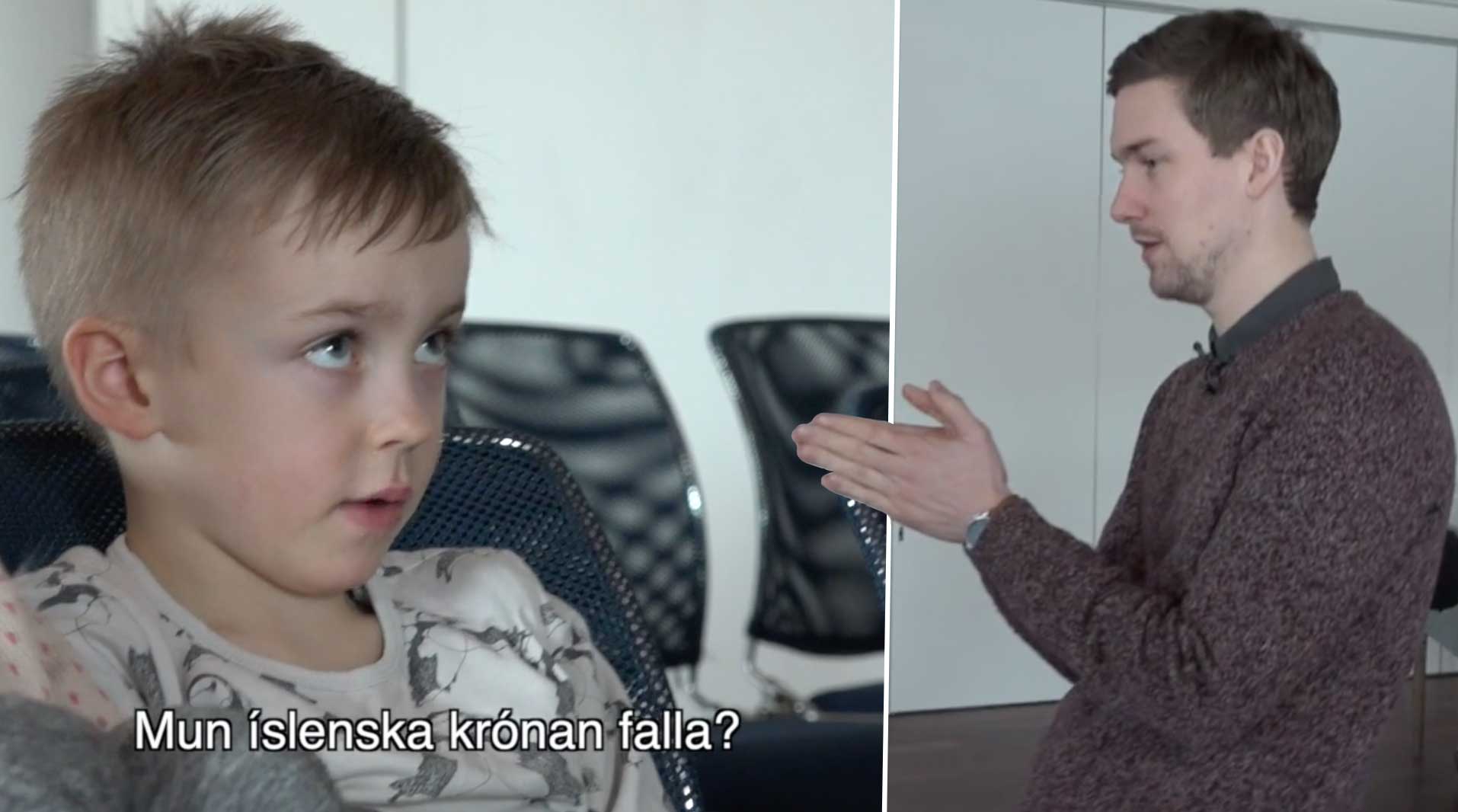 Hagfræðingur útskýrir afnám hafta fyrir leikskólabörnum