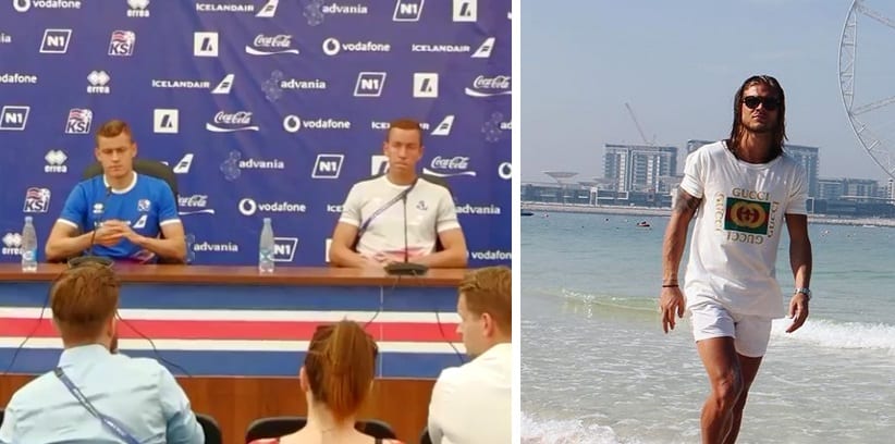 Hannes og Alfreð töluðu um Instagram fylgjendur Rúriks á blaðamannafundi í morgun: „Honum leiðist þetta ekkert”