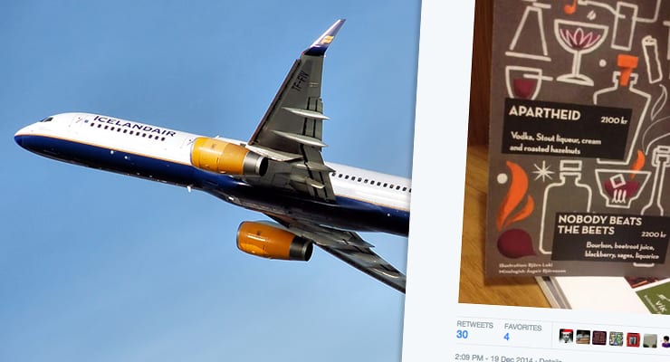 Icelandair biðst afsökunar: Hætta að selja aðskilnaðarstefnukokteil