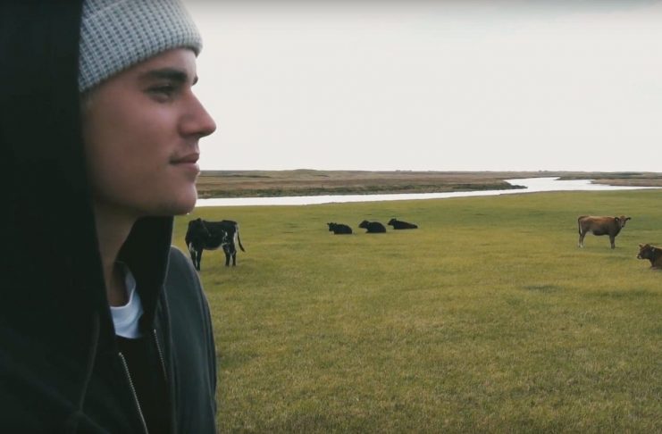 Íslenskar kýr í nýju myndbandi Justin Bieber