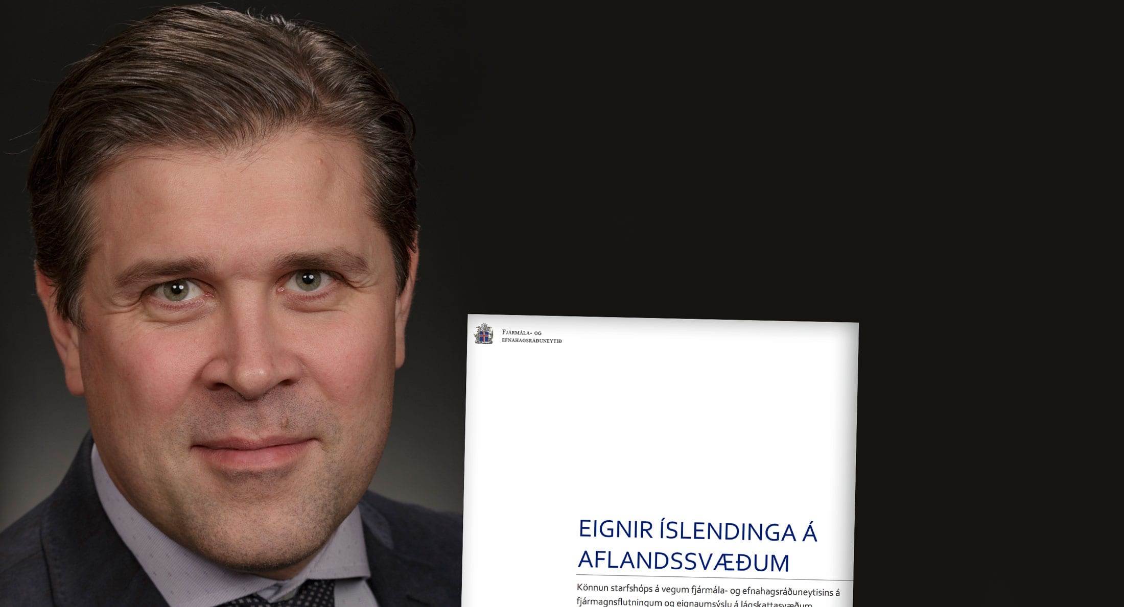 Segja skoðun ráðuneytis leiða í ljós að enginn texti í skýrslu Bjarna Ben hafi verið „hvíttaður“