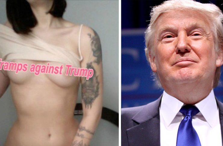 Lofa að senda þeim sem kjósa ekki Donald Trump nektarmyndir