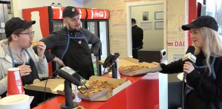 Jóhann Alfreð niðurlægir Dóra DNA í pizzukeppni