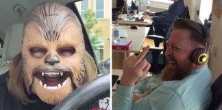 Enginn hlær meira að Chewbacca-konunni en Ebbi