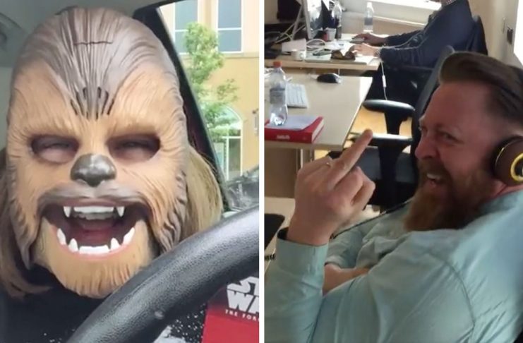 Enginn hlær meira að Chewbacca-konunni en Ebbi
