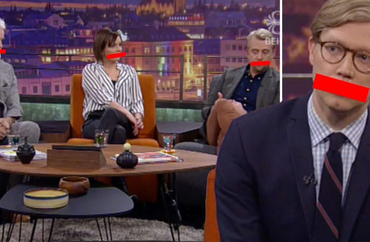 Hvað ef enginn myndi tala í þætti Gísla Marteins? Það yrði einhvern veginn svona fyndið