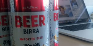 Ritstjóri og sérfræðingur smakka Euroshopper bjór í beinni útsendingu á Nútímanum