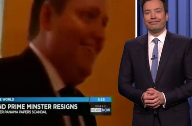 Jimmy Fallon gerði grín að Sigmundi Davíð í vinsælasta kvöldþætti Bandaríkjanna