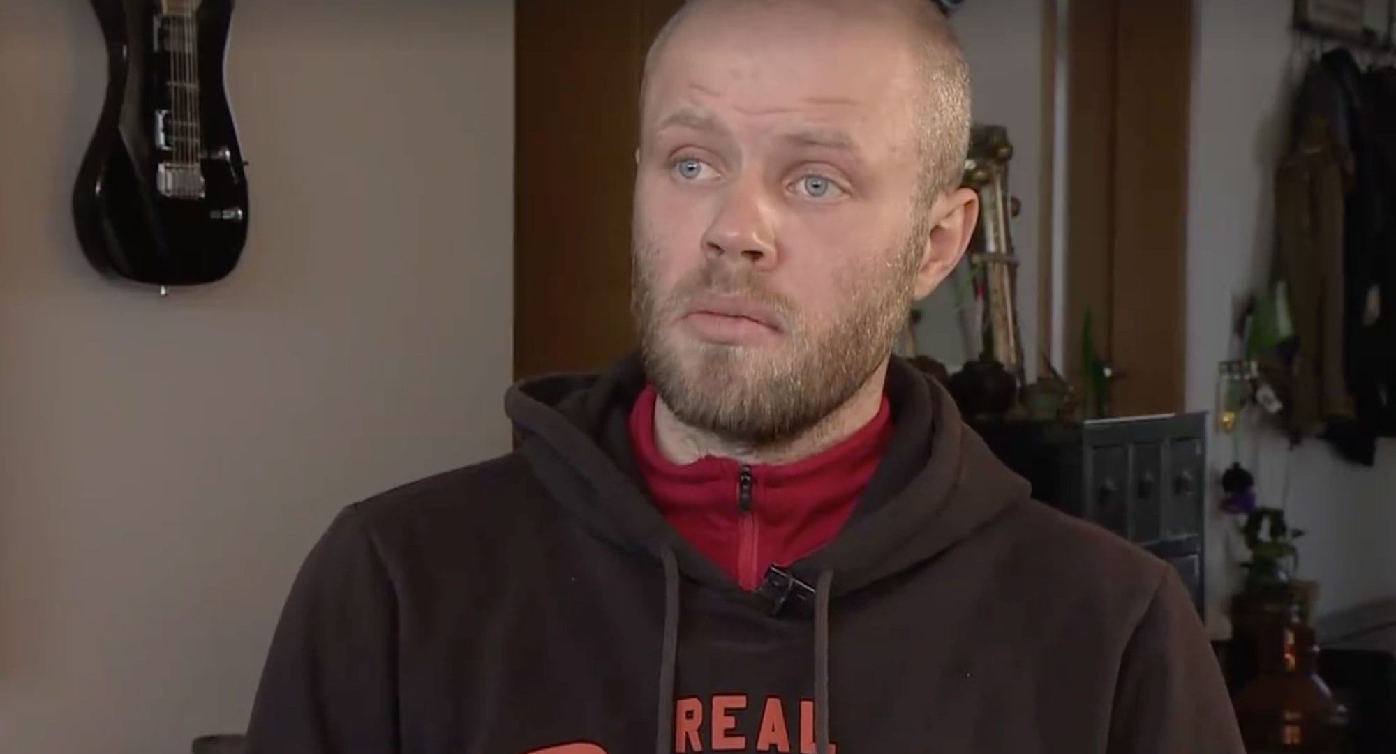 Friðrik Rúnar átti eftir nokkrar hnetur og hálfa flatköku með hangikjöti þegar hann fannst