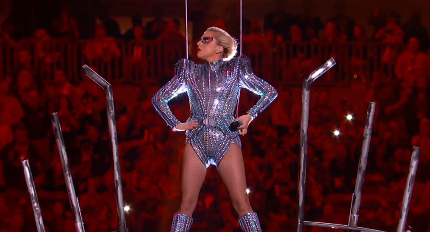 Sjáðu stórkostlega hálfleikssýningu Lady Gaga á Ofurskálinni