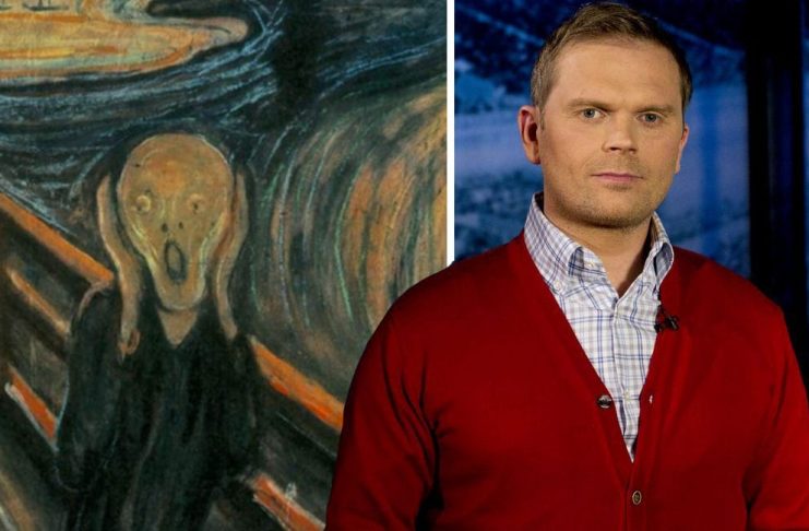 Hátíðniöskur Gumma Ben í beinni útsendingu vekur verðskuldaða athygli