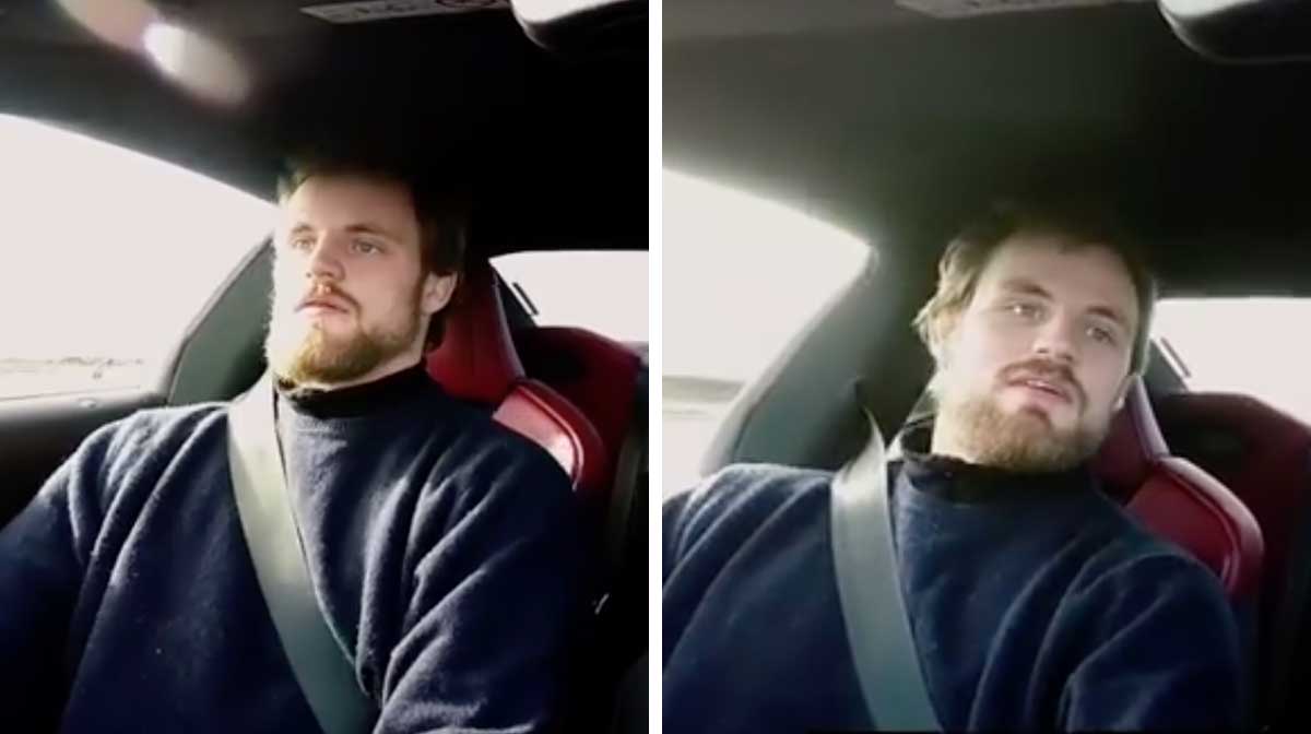 Gunnar Nelson sýnir tilfinningar á ógnarhraða: „Hendum honum í rétt tæplega 200 upp brekkuna“