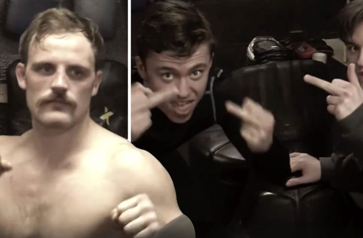 Gunnar Nelson í peppmyndbandi MR