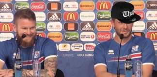 Að Gylfi Sigurðsson segi brandara á blaðamannafundum gerir okkur bara spenntari