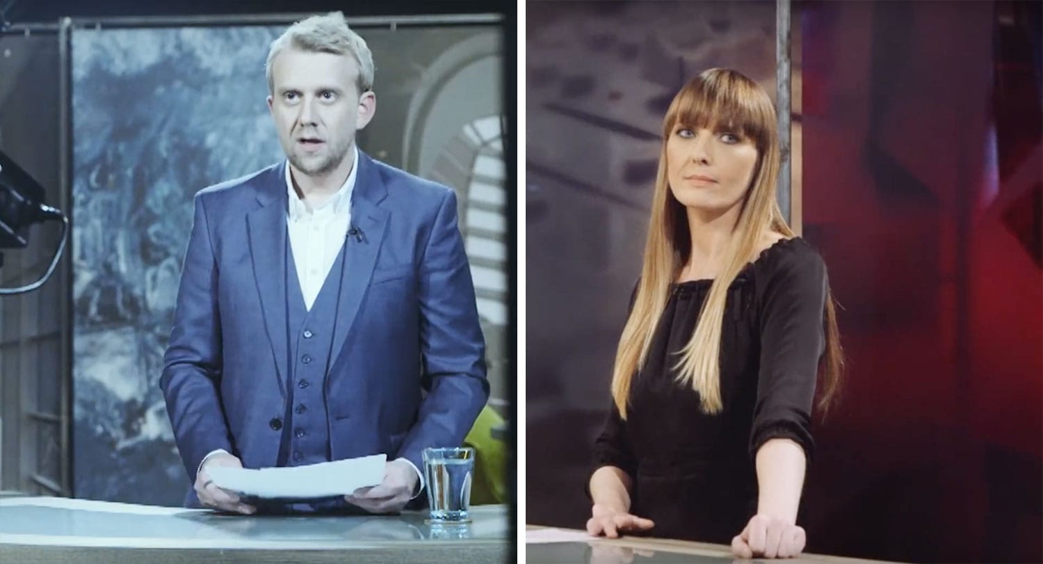 Fred Armisen tók upp tónlistarmyndband á RÚV