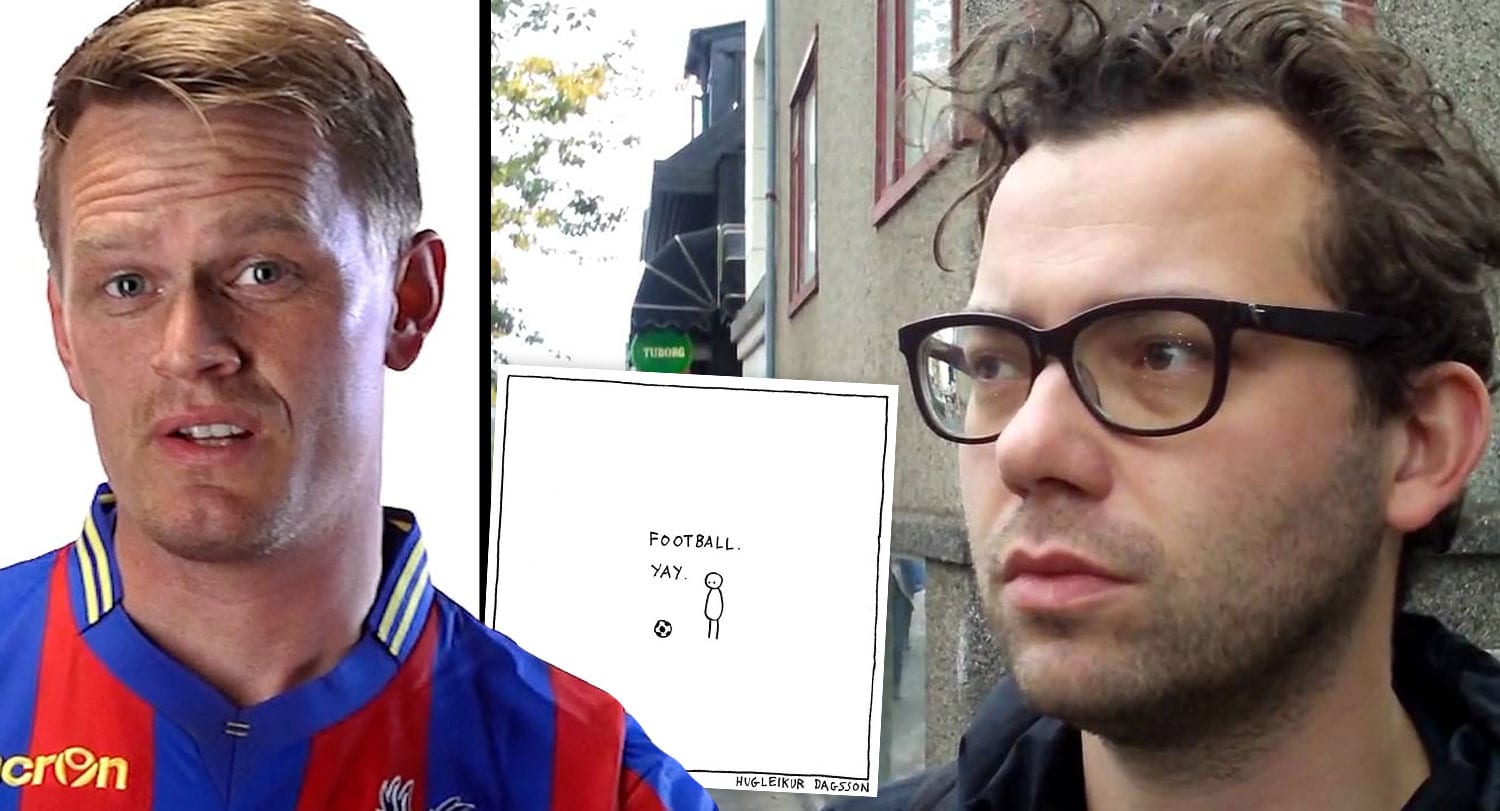 Hjörvar og Hugleikur grófu stríðsöxina í beinni: „Ég var undir miklum og sterkum áhrifum frá G og T“
