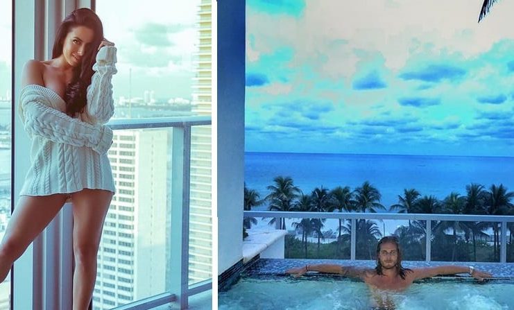 Argentínsk fyrirsæta hitti Rúrik á Miami: „Hún fékk mynd af sér með mér”