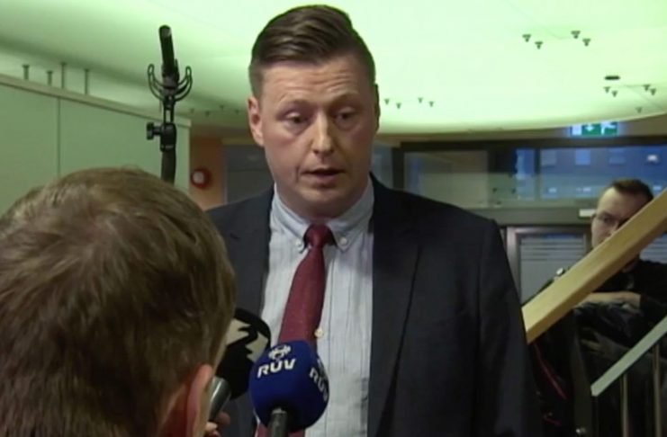 Augnablik kvöldsins var þegar Höskuldur tilkynnti óvart um breytingarnar