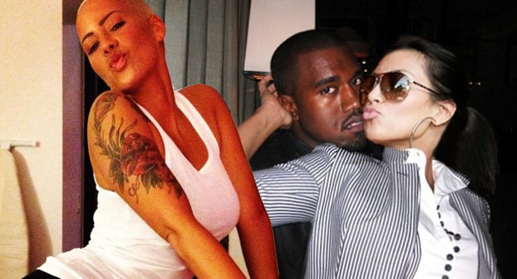 Kanye West fór 30 sinnum í sturtu þegar hann hætti með Amber Rose: Rose svarar fyrir sig