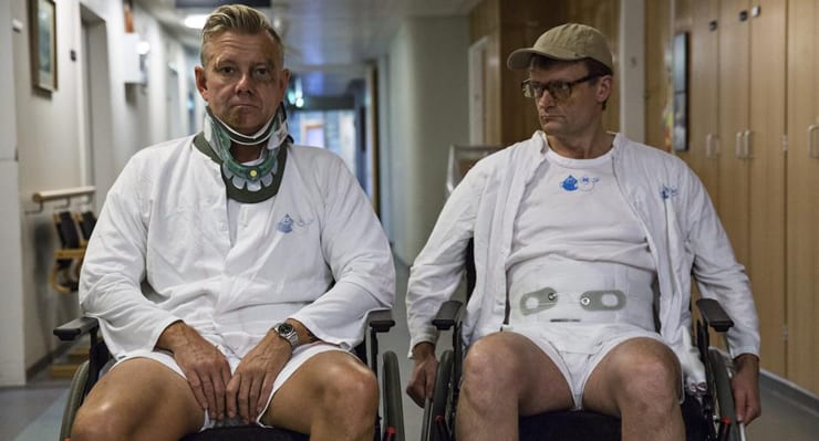 Frank og Casper birta plakat fyrir Klovn 2 sem er varla birtingarhæft