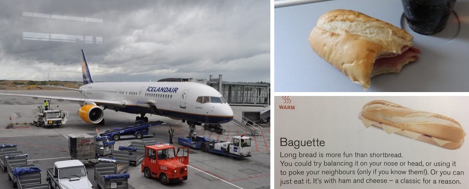 Icelandair hætt að bjóða upp á baguette með skinku og osti: „Eina sem ég borðaði í flugi með þeim“