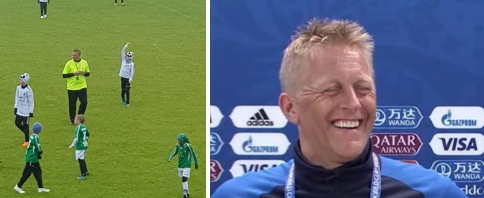 Heimir Hallgrímsson dæmdi hjá stjörnum framtíðarinnar: „Hann mætti eldsnemma í morgun og bað um að fá að dæma”