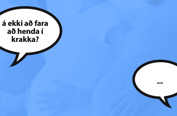 Kitlar þig í sáðrásina? Spurði enginn