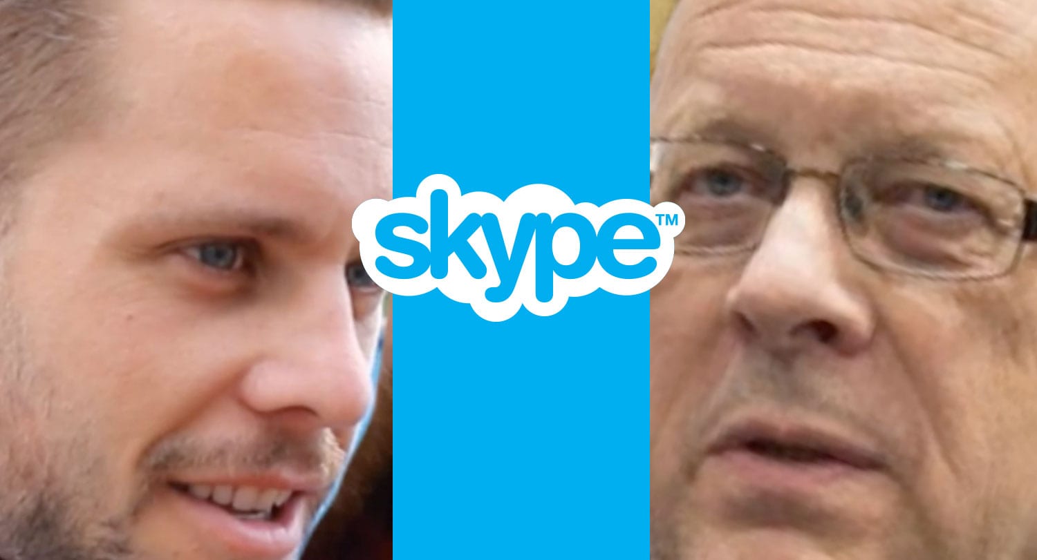 Tryggvi heldur áfram að slá í gegn sem eftirherma: Gylfi Sig og Lars Lagerbäck ræða saman á Skype