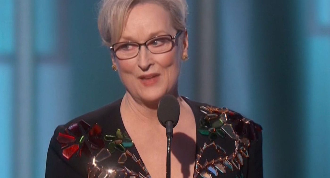 Meryl Streep skaut á Donald Trump á Golden Globe: „Ofbeldi hvetur til ofbeldis“