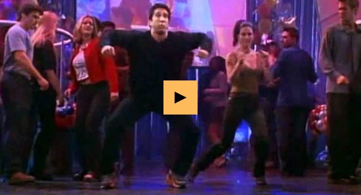 Monica og Ross dansa við What Do You Mean með Justin Bieber
