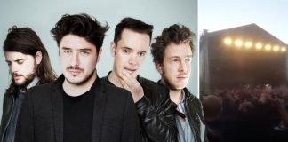 Mumford & Sons tók víkingafagnið á tónleikum í Danmörku