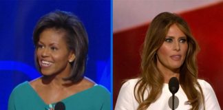 Melania Trump stal ræðu Michelle Obama