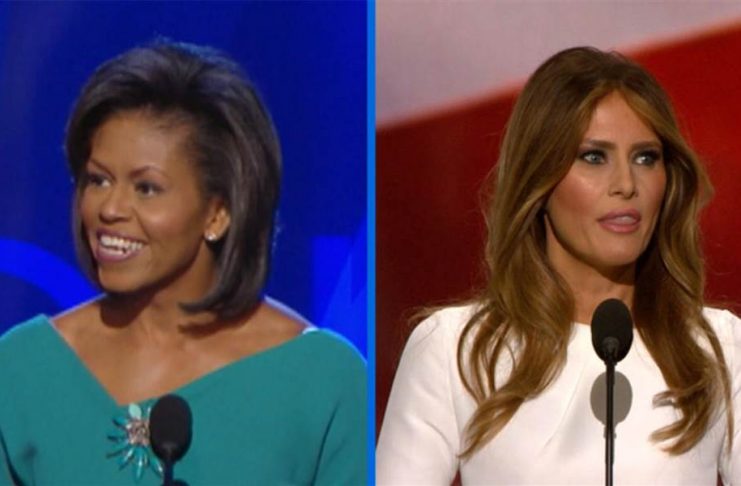 Melania Trump stal ræðu Michelle Obama