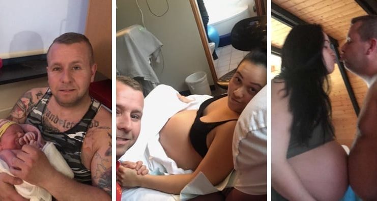 Reynir sýndi frá fæðingu dóttur sinnar í beinni útsendingu á Snapchat: „Fólk bara hágrét með okkur”