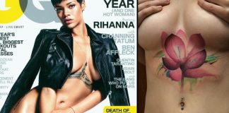 Rihanna kom af stað bylgju: Íslenskar stúlkur fá sér „underboob“-tattú