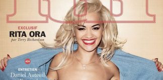Söngkonan Rita Ora frelsar geirvörtuna á forsíðu Lui