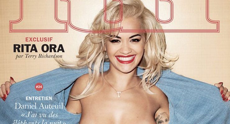 Söngkonan Rita Ora frelsar geirvörtuna á forsíðu Lui