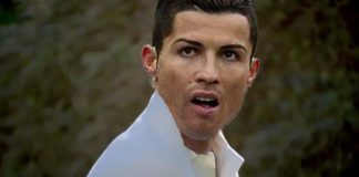 Svona sjáum við fyrir okkur samskipti Arons Einars og Ronaldo
