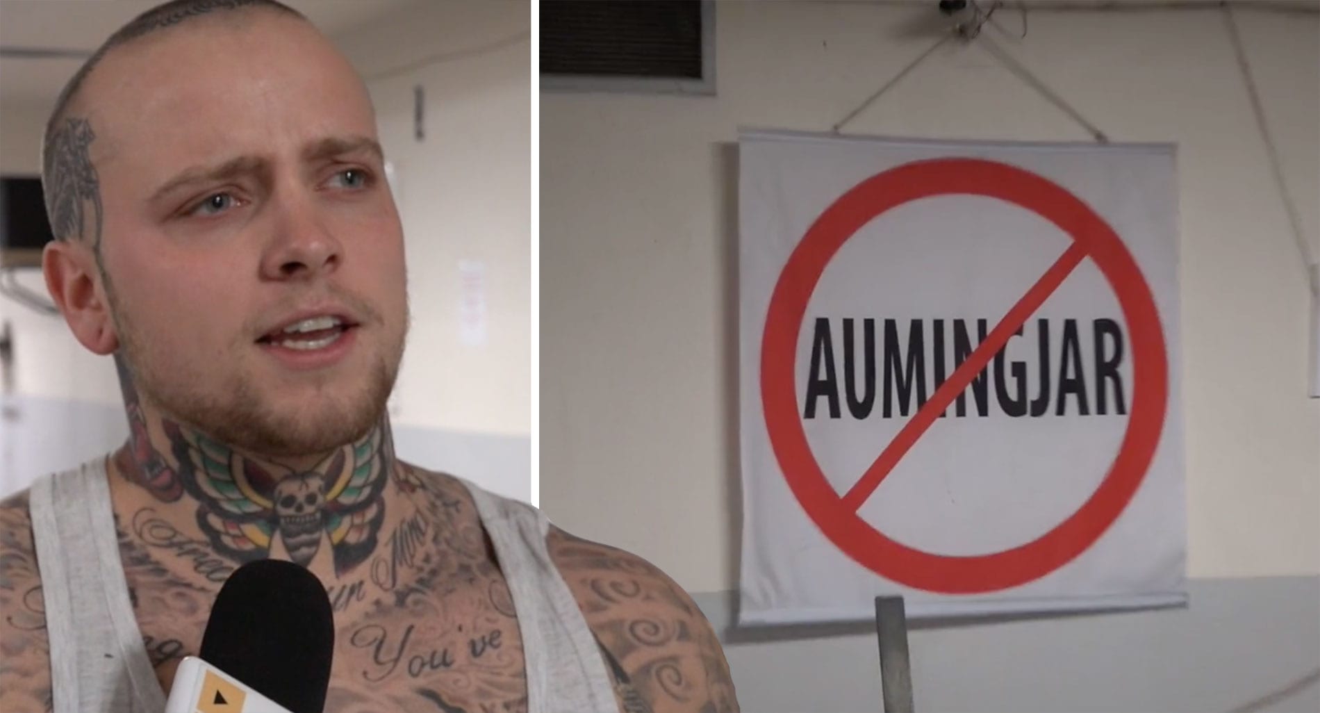 Á æfingu með einum svakalegasta kraftlyftingamanni landsins