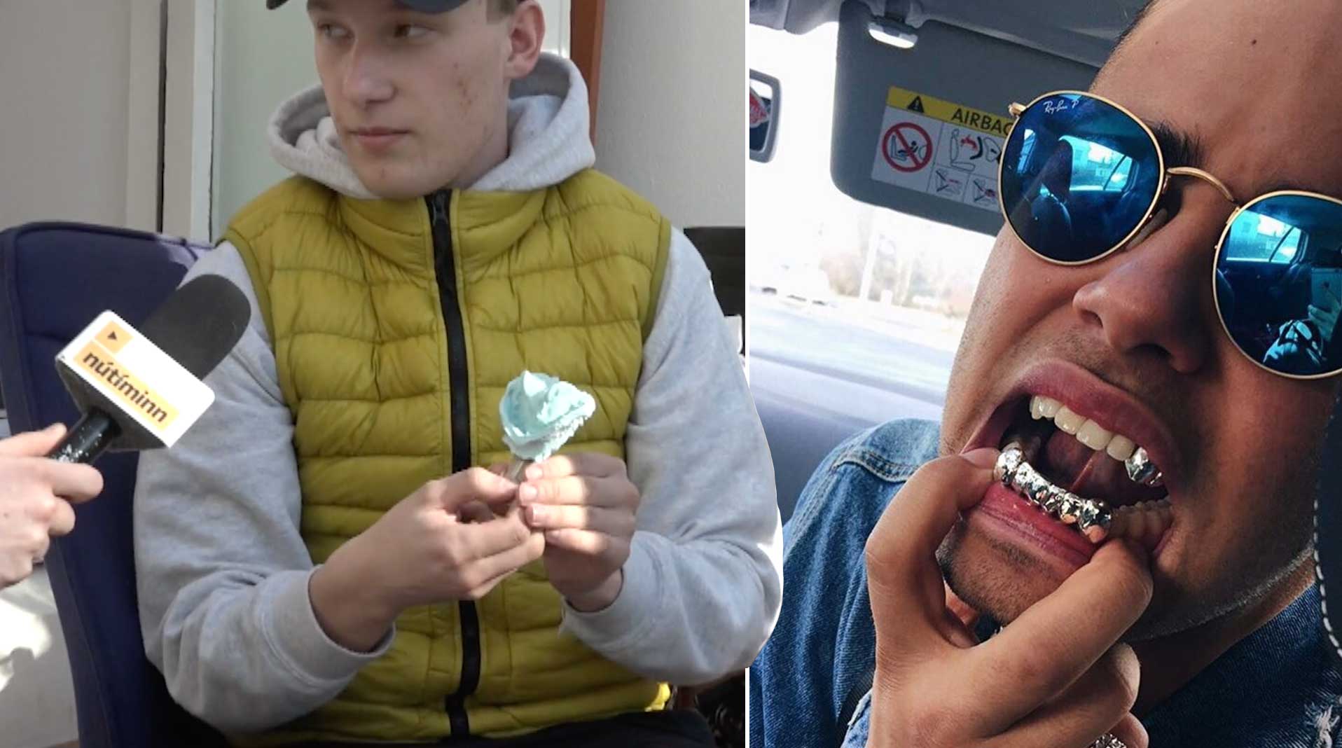 Hlynur Snær smíðar vinsælt tannskart upp í munninn á fólki