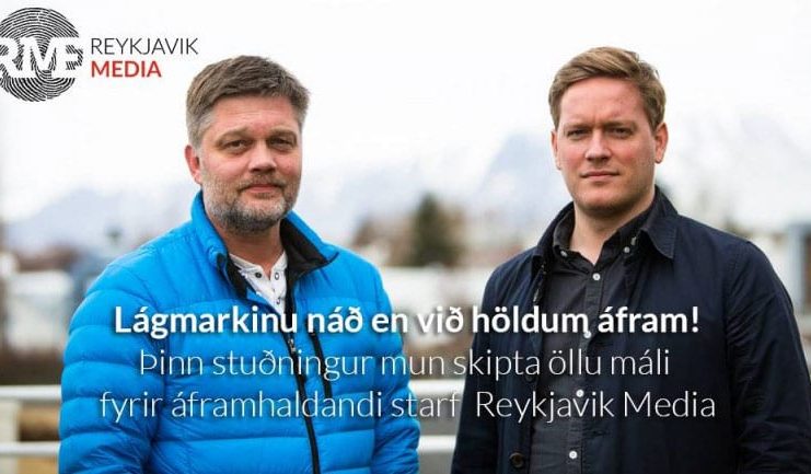 2.700 manns hafa styrkt Reykjavík Media um 100.000 evrur