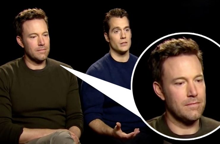 Augnablikið sem Ben Affleck uppgötvar að Batman V Superman er skelfileg mynd