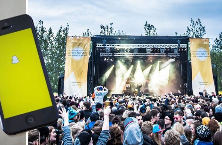 Secret Solstice verður í beinni á Snapchat